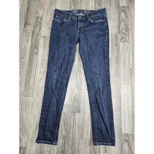 Levis Jeans Womens 29 Blue Slight Curve Skinny Stretch 5 Pocket Dark Wash